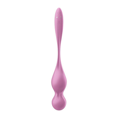 SATISFYER - LOVE BIRDS 1 KEGEL BALLS WITH APP PINK