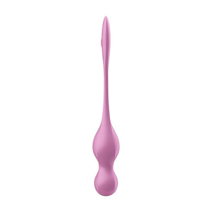 SATISFYER - LOVE BIRDS 1 KEGEL BALLS WITH APP PINK