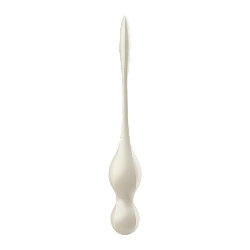 SATISFYER - LOVE BIRDS 1 KEGEL BALLS WITH APP WHITE
