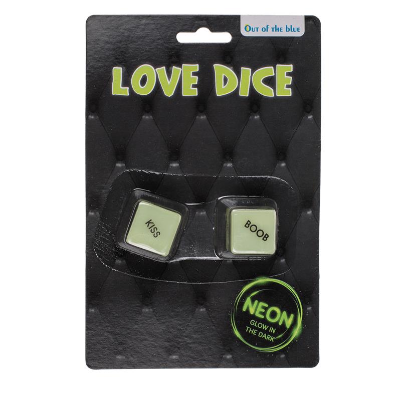 OOTB - LOVE DICE ENGLISH VERSION GLOW IN THE DARK