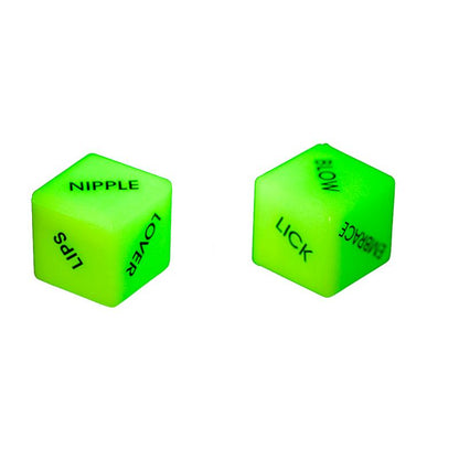 OOTB - LOVE DICE ENGLISH VERSION GLOW IN THE DARK