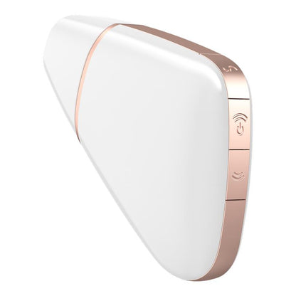 SATISFYER - LOVE TRIANGLE CLITORIS SUCKER WHITE