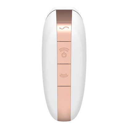 SATISFYER - LOVE TRIANGLE CLITORIS SUCKER WHITE