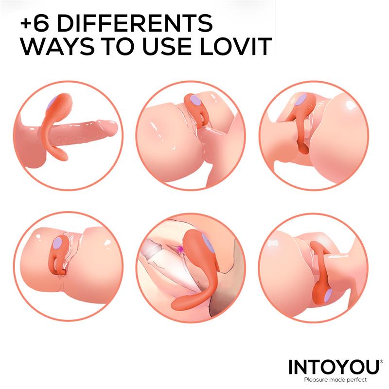 INTOYOU - LOVIT VIBRATING COUPLE TOY FLEXIBLE WITH REMOTE CONTROL