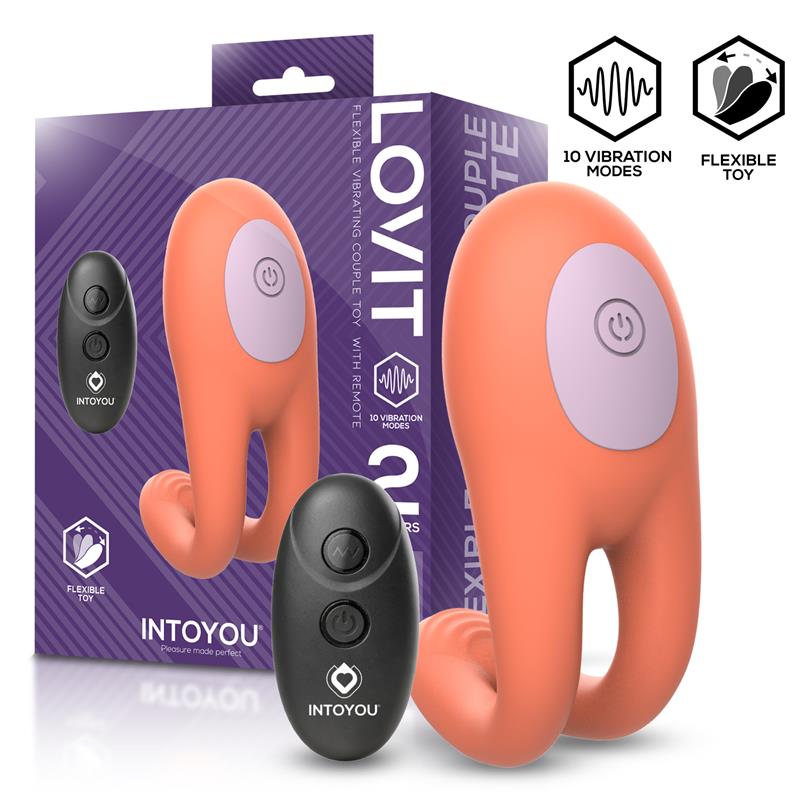 INTOYOU - LOVIT VIBRATING COUPLE TOY FLEXIBLE WITH REMOTE CONTROL