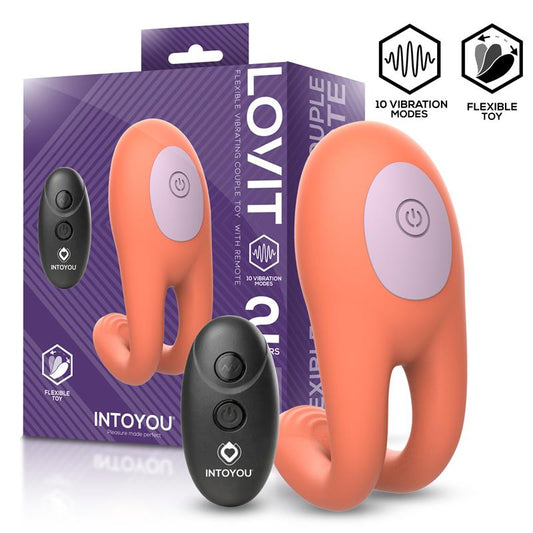 INTOYOU - LOVIT VIBRATING COUPLE TOY FLEXIBLE WITH REMOTE CONTROL