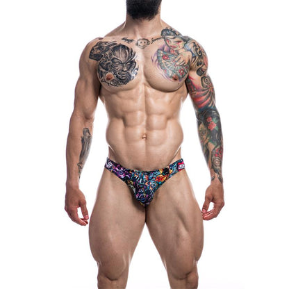 CUT4MEN - LOW RISE BIKINI BRIEF PROVOCATIVE TATTOO
