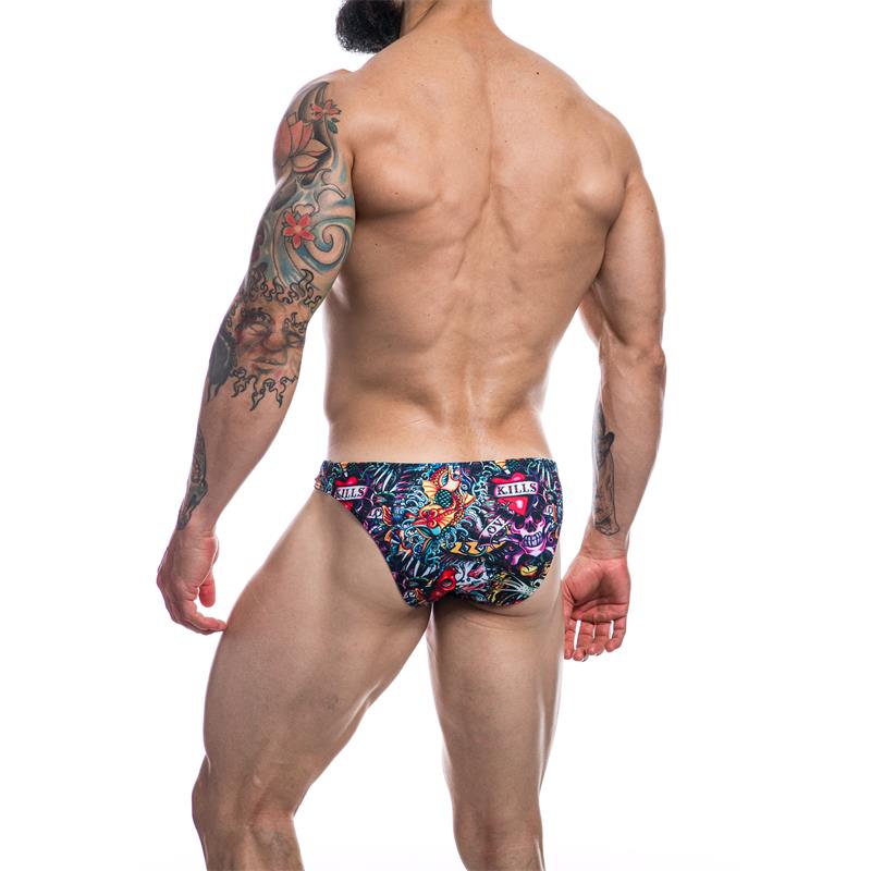 CUT4MEN - LOW RISE BIKINI BRIEF PROVOCATIVE TATTOO
