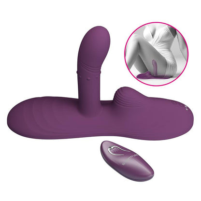 PRETTYLOVE - LUKA SEAT WITH VIBRATOR, FINGER, HEAT EFFECT AND ROTATING BEADS
