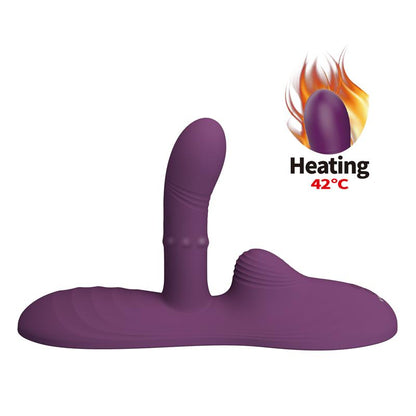 PRETTYLOVE - LUKA SEAT WITH VIBRATOR, FINGER, HEAT EFFECT AND ROTATING BEADS