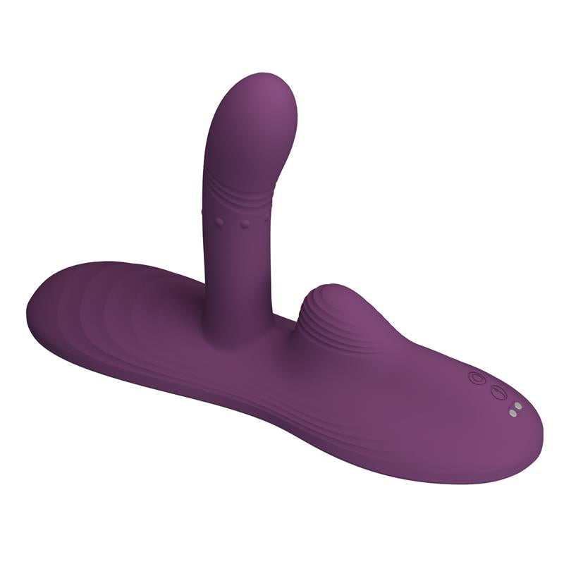 PRETTYLOVE - LUKA SEAT WITH VIBRATOR, FINGER, HEAT EFFECT AND ROTATING BEADS
