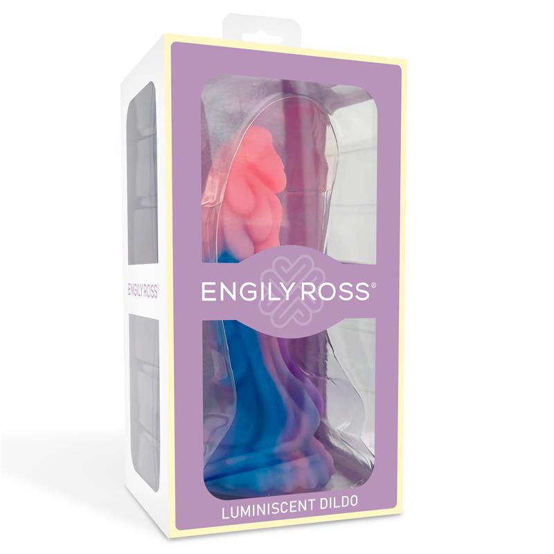 DILDOX BY ENGILY ROSS - LUMINISCENT DRAGON SHAPED DILDO 18 CM