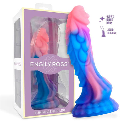 DILDOX BY ENGILY ROSS - LUMINISCENT DRAGON SHAPED DILDO 18 CM
