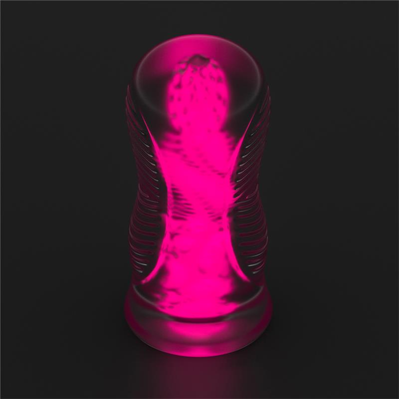 LOVETOY - LUMINO PLAY MASTURBATOR PINK GLOW 6.0