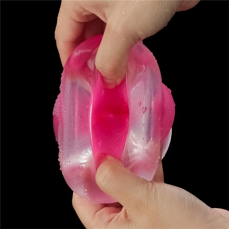 LOVETOY - LUMINO PLAY MASTURBATOR PINK GLOW 6.0