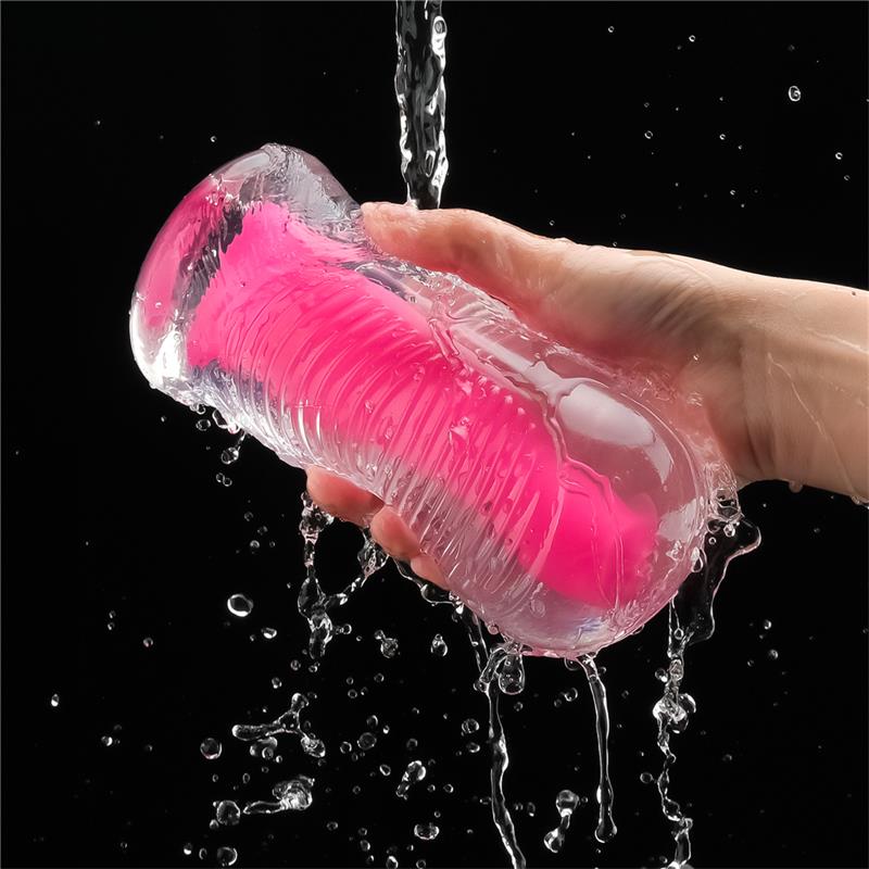 LOVETOY - LUMINO PLAY MASTURBATOR PINK GLOW 6.0
