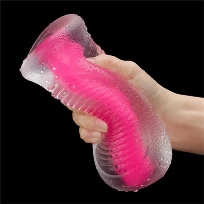LOVETOY - LUMINO PLAY MASTURBATOR PINK GLOW 6.0