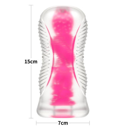 LOVETOY - LUMINO PLAY MASTURBATOR PINK GLOW 6.0