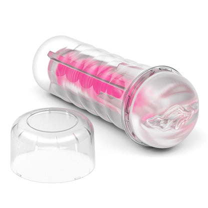 LOVETOY - LUMINO PLAY MASTURBATOR PINK GLOW 8.5