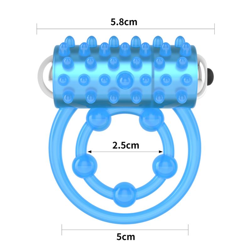 LOVETOY - LUMINO PLAY VIBRATIN RING BLUE LIGHT