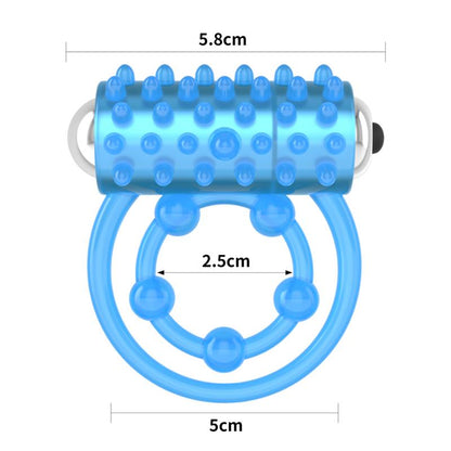 LOVETOY - LUMINO PLAY VIBRATIN RING BLUE LIGHT