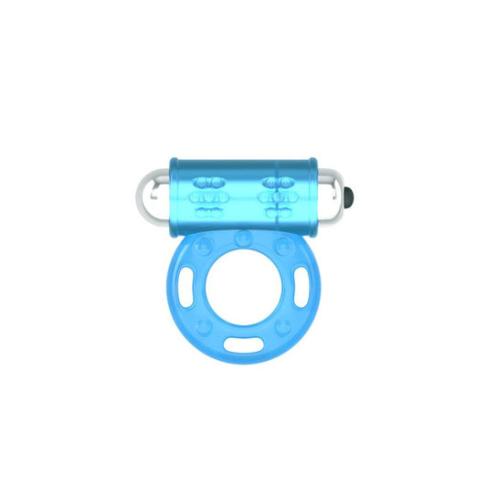LOVETOY - LUMINO PLAY VIBRATING PENIS RING BLUE LIGHT