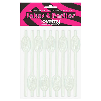 LOVETOY - LUMINOUS VAGINA STRAWS PACK OF 9
