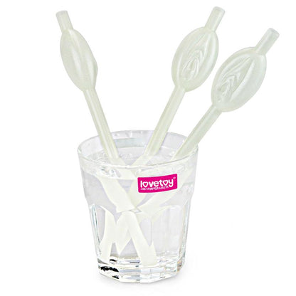 LOVETOY - LUMINOUS VAGINA STRAWS PACK OF 9