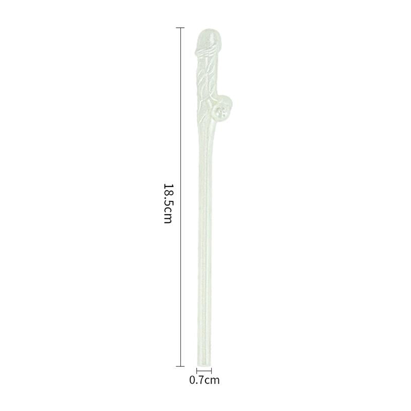 LOVETOY - LUMINOUS WILLY STRAWS PACK OF 9