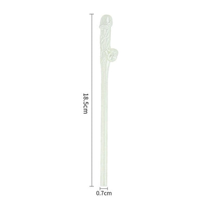 LOVETOY - LUMINOUS WILLY STRAWS PACK OF 9