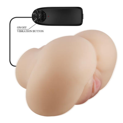 CRAZY BULL - LUNA VIBRATING REALISTIC MASTURBATOR VAGINA AND ANUS