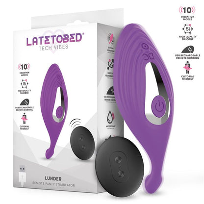 LATETOBED - LUNDER PANTY STIMULATOR WITH REMOTE CONTROL USB