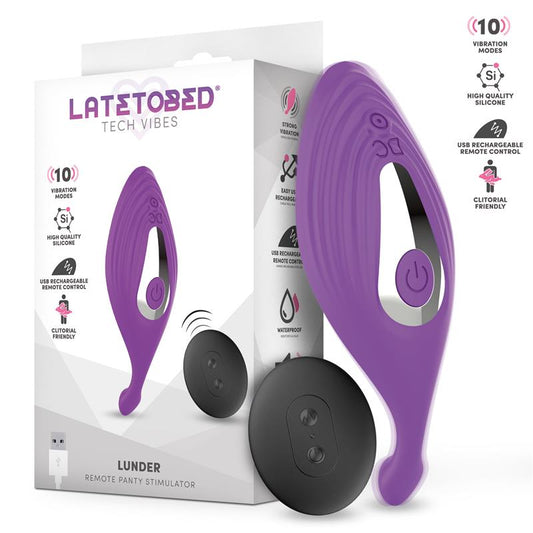 LATETOBED - LUNDER PANTY STIMULATOR WITH REMOTE CONTROL USB