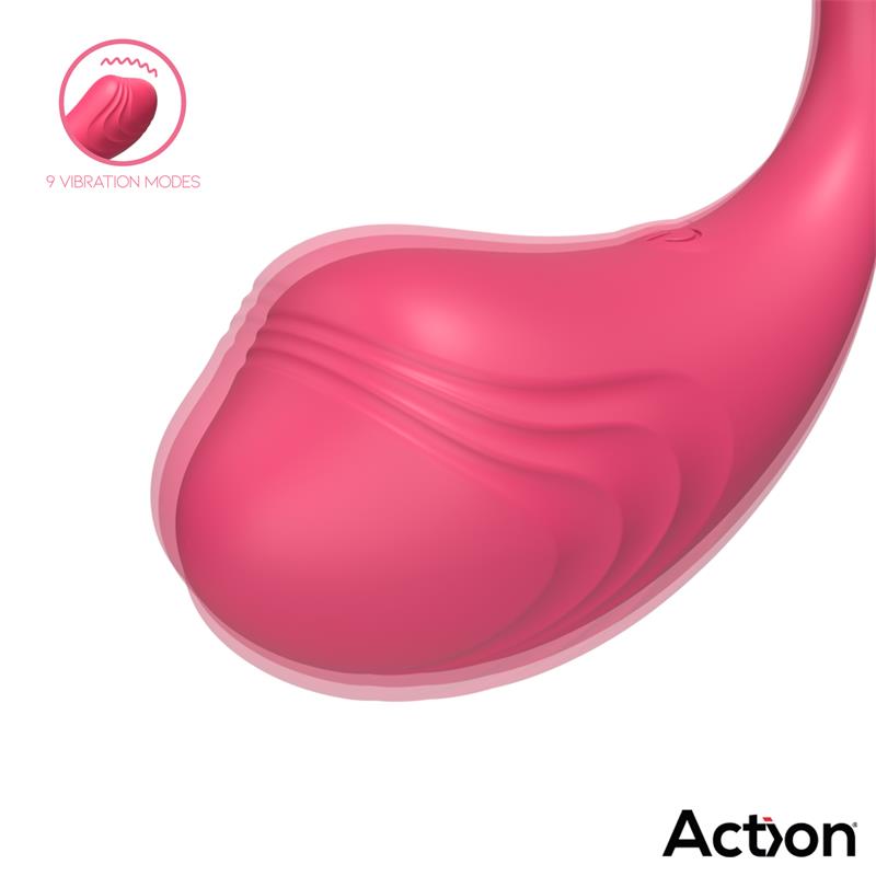 ACTION - LUVIA VIBRATING EGG WITH REMOTE CONTROL PINK