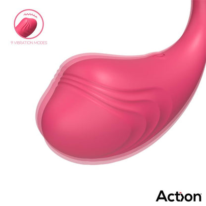 ACTION - LUVIA VIBRATING EGG WITH REMOTE CONTROL PINK