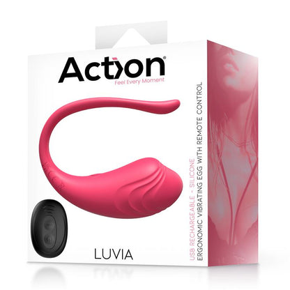 ACTION - LUVIA VIBRATING EGG WITH REMOTE CONTROL PINK