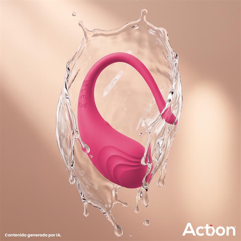 ACTION - LUVIA VIBRATING EGG WITH REMOTE CONTROL PINK