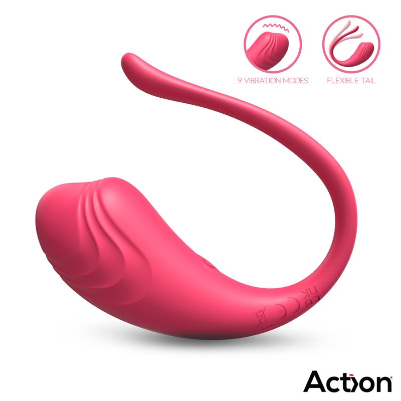 ACTION - LUVIA VIBRATING EGG WITH REMOTE CONTROL PINK