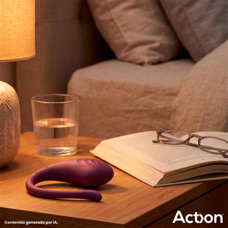 ACTION - LUVIA VIBRATING PURPLE EGG W/REMOTE CL.120