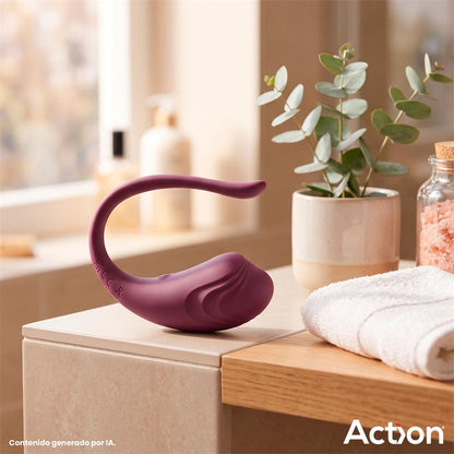 ACTION - LUVIA VIBRATING PURPLE EGG W/REMOTE CL.120