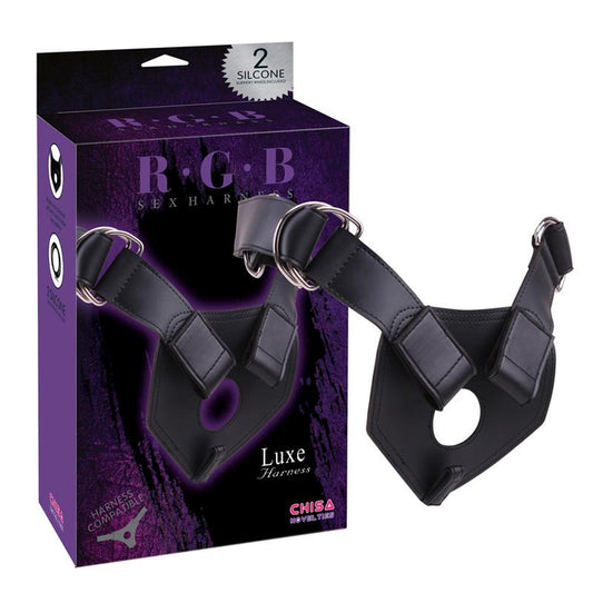 CHISA - LUXE HARNESS SILICONE BLACK
