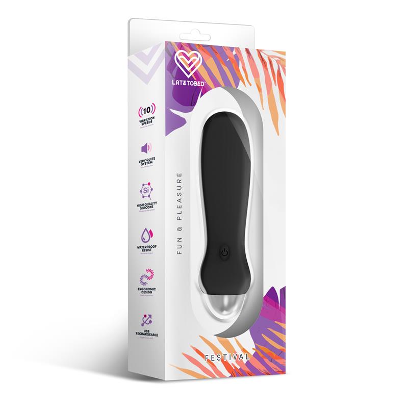 FESTIVAL - LUXO STIMULATOR 10 SPEEDS BLACK