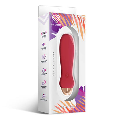 FESTIVAL - LUXO STIMULATOR 10 SPEEDS RUST RED