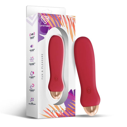 FESTIVAL - LUXO STIMULATOR 10 SPEEDS RUST RED