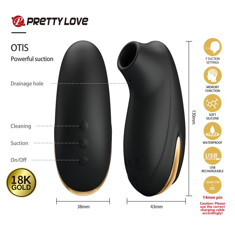 PRETTYLOVE - LUXURY SET QUEENS WITH 12 TOYS BLACK AND 18K GOLD