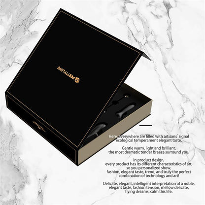 PRETTYLOVE - LUXURY SET QUEENS WITH 12 TOYS BLACK AND 18K GOLD