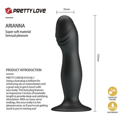 PRETTYLOVE - LUXURY SET QUEENS WITH 12 TOYS BLACK AND 18K GOLD