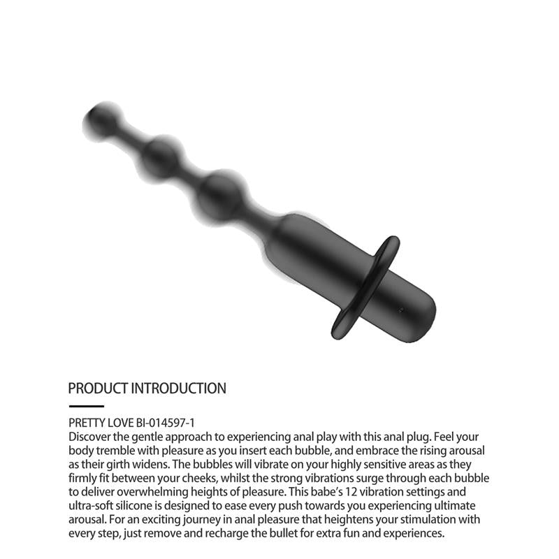 PRETTY LOVE - HECTOR ELECTROSHOCK VIBRATOR BY APP CONTROL PURPLE