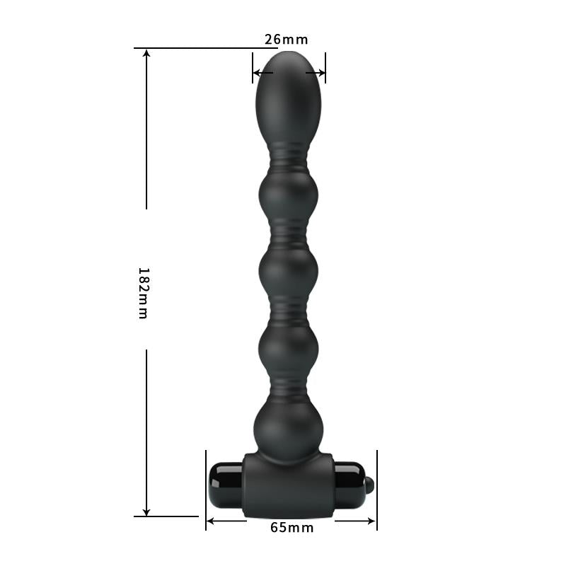 PRETTYLOVE - LYNN BUTT PLUG WITH VIBRATION SENSUAL PLEASURE