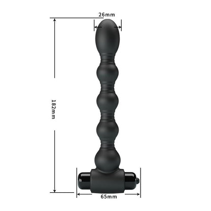 PRETTYLOVE - LYNN BUTT PLUG WITH VIBRATION SENSUAL PLEASURE